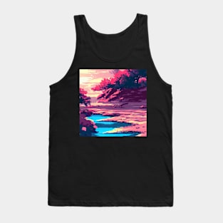 Anime Style Landscape Tank Top